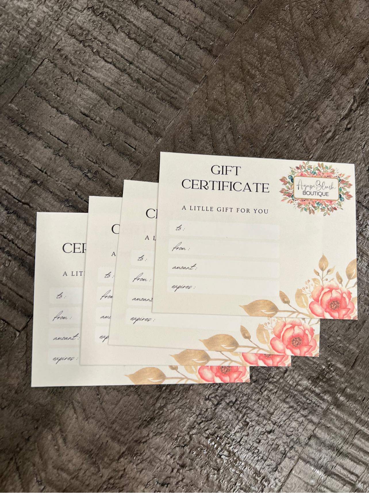 Agapi Blush Boutique Gift Card