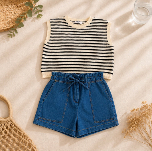 Elastic Waist Shorts