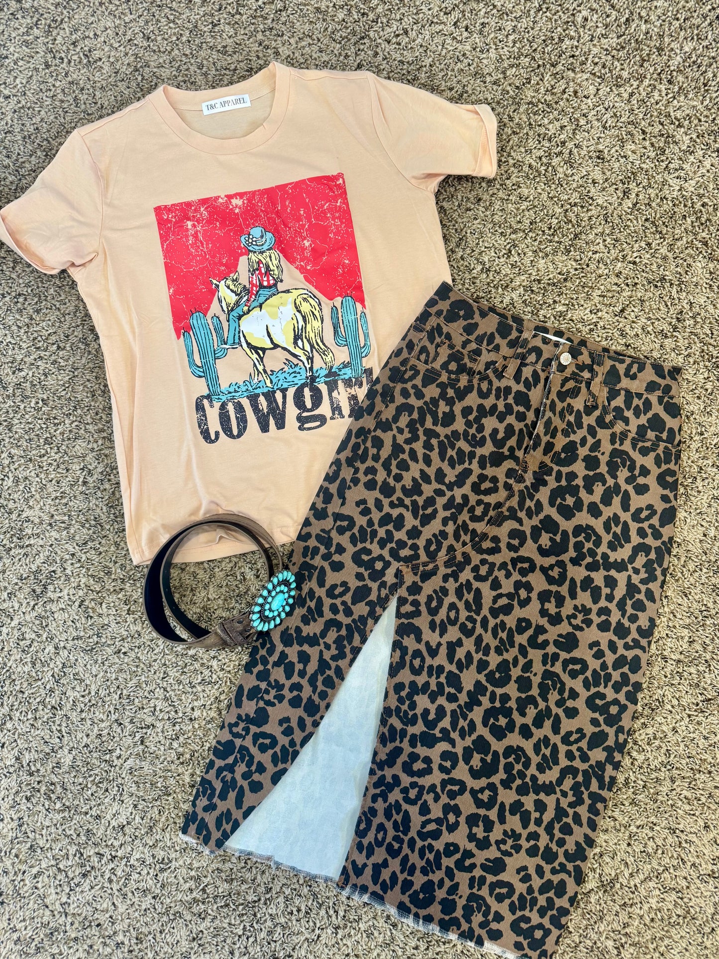 Turquoise Western Belt