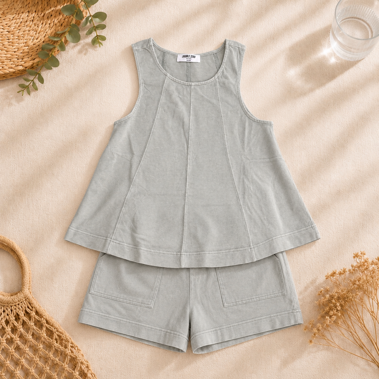 Sage Sleeveless Set