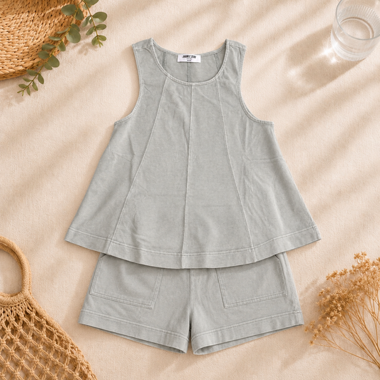Sage Sleeveless Set