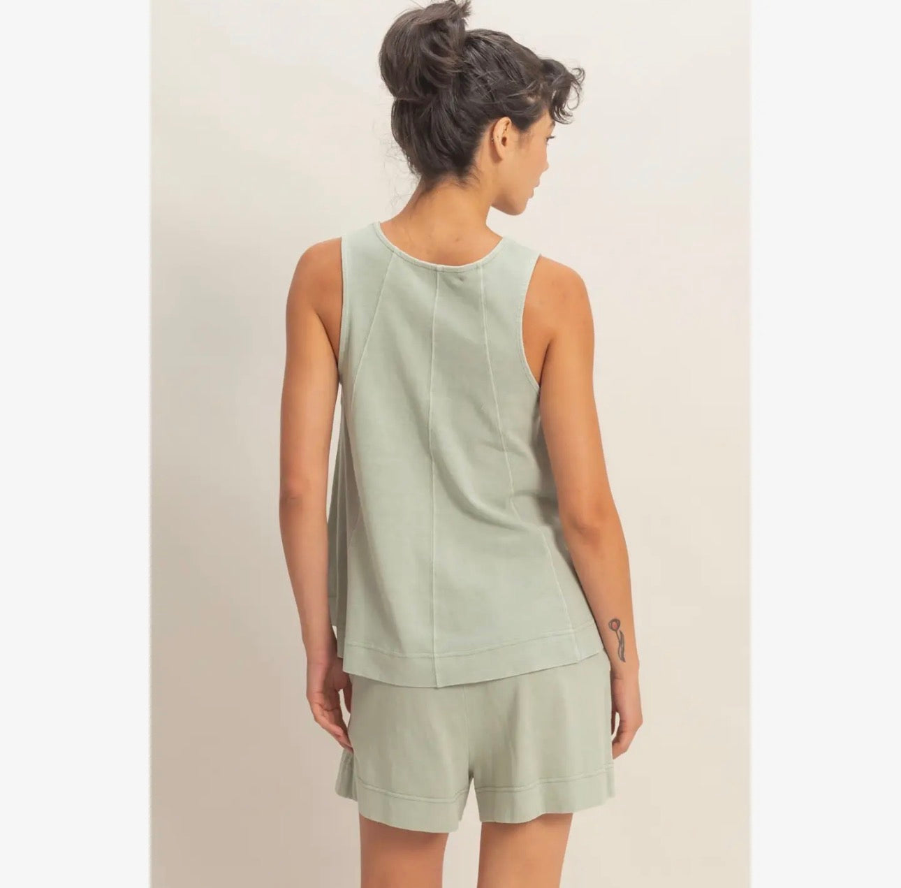Sage Sleeveless Set