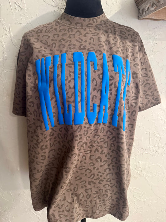WILDCATS Puff Leopard Luxe Tee