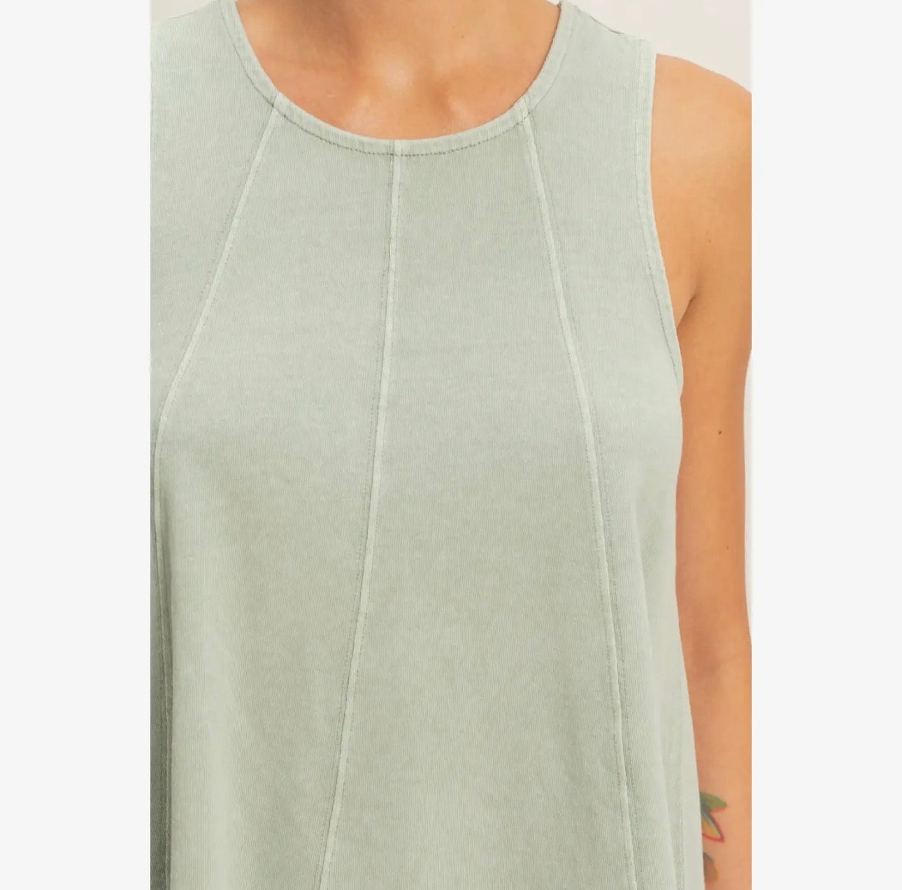 Sage Sleeveless Set