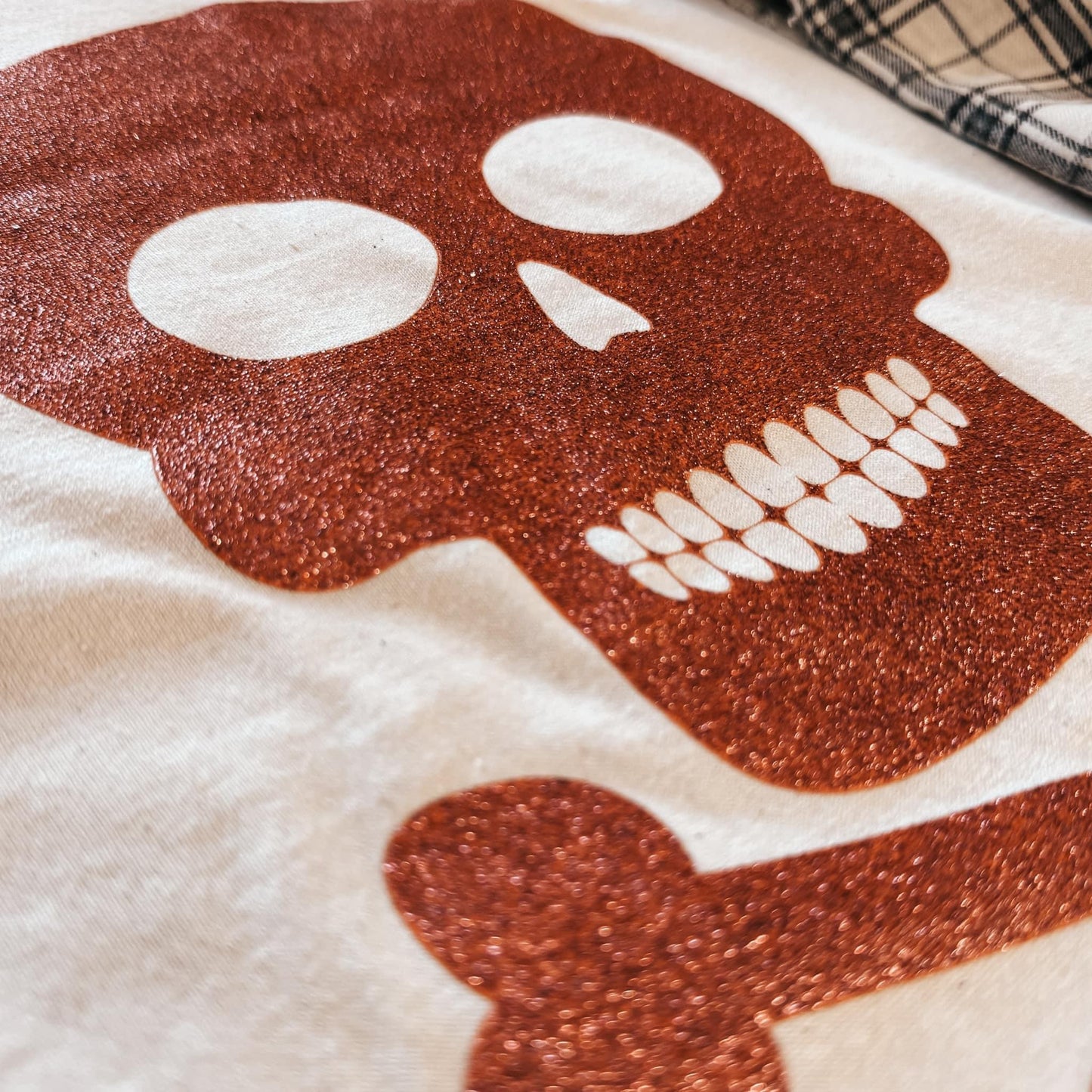 Glitter Skull Long Sleeve