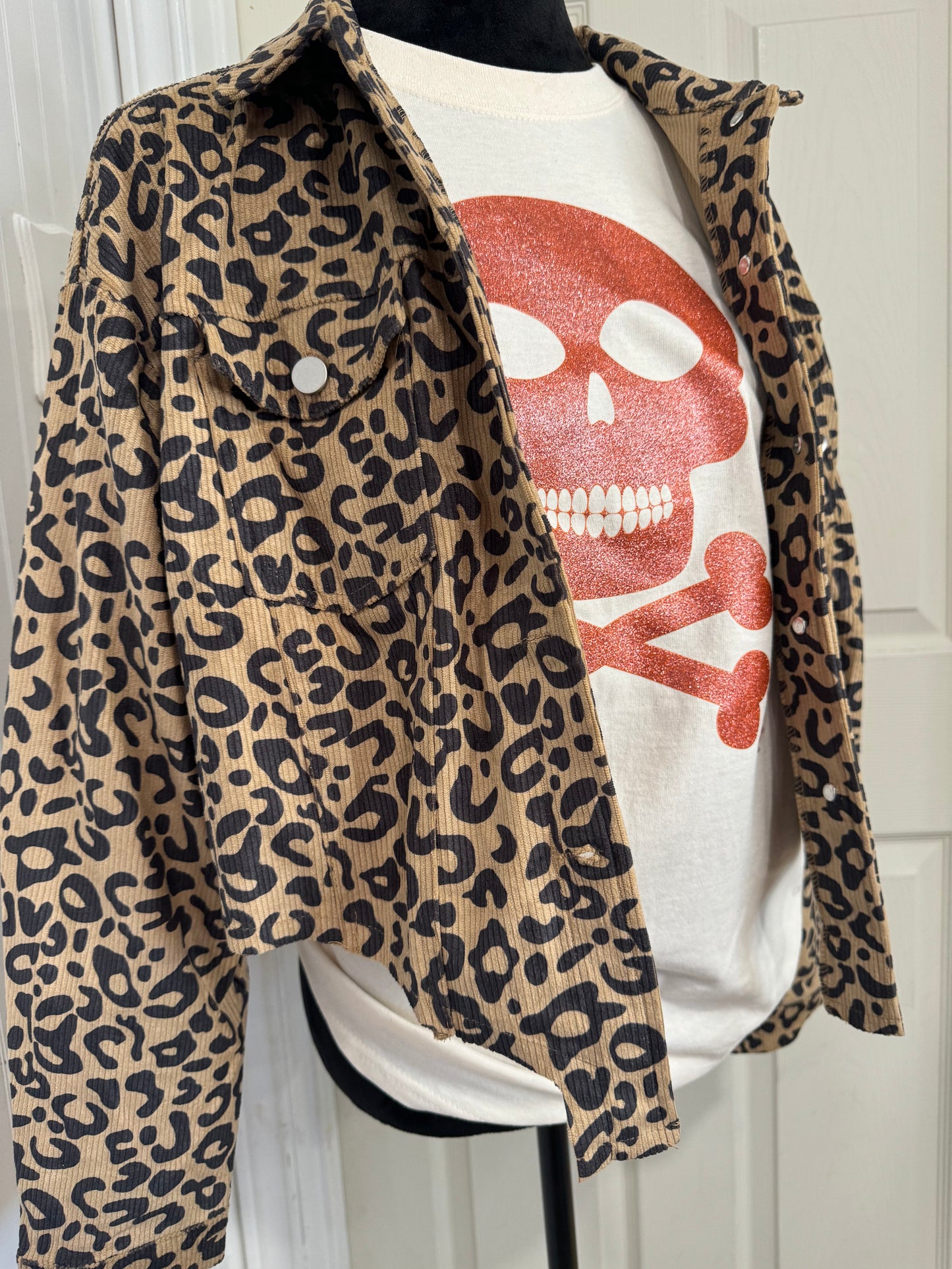 Cheetah Cropped Shacket